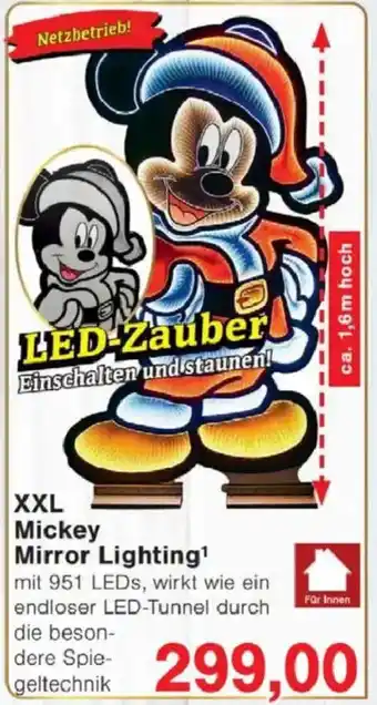 Jawoll XXL Mickey Mirror Lighting Angebot