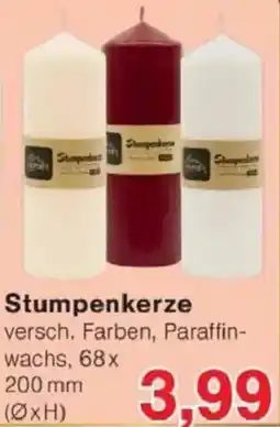 Jawoll Stumpenkerze Angebot