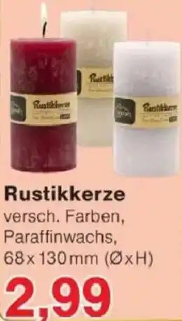 Jawoll Rustikkerze Angebot