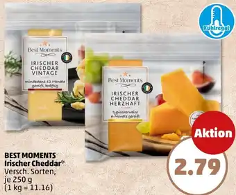 PENNY BEST MOMENTS Irischer Cheddar Angebot