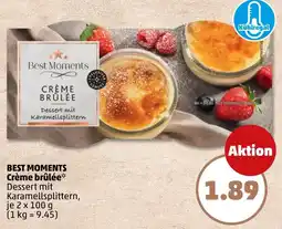 PENNY BEST MOMENTS Crème brûlée Angebot