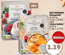 PENNY BEST MOMENTS Pannacotta oder Crème brûlée Angebot