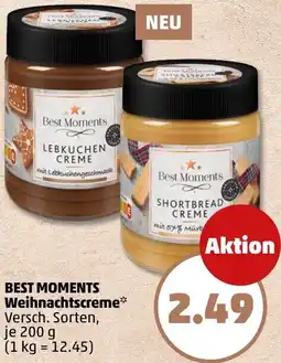 PENNY BEST MOMENTS Weihnachtscreme Angebot