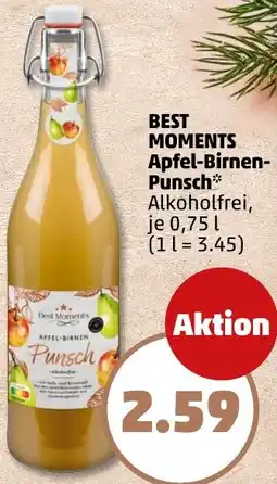 PENNY BEST MOMENTS Apfel-Birnen Punsch Angebot