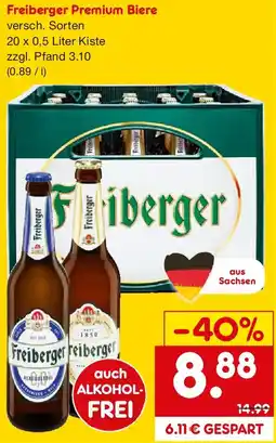 Netto Marken-Discount Freiberger Premium Biere Angebot