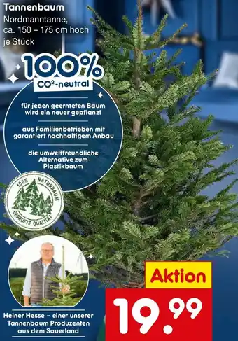 Netto Marken-Discount Tannenbaum Angebot