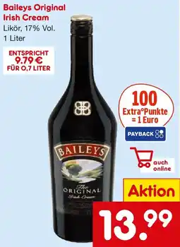 Netto Marken-Discount Baileys Original Irish Cream Angebot