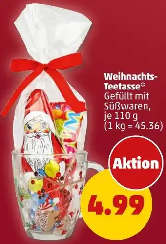 PENNY Weihnachts Teetasse Angebot