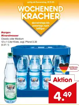 Netto Marken-Discount Margon Mineralwasser Angebot