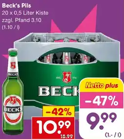 Netto Marken-Discount Beck's Pils Angebot