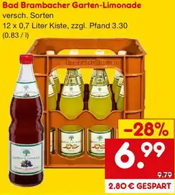Netto Marken-Discount Bad Brambacher Garten-Limonade Angebot