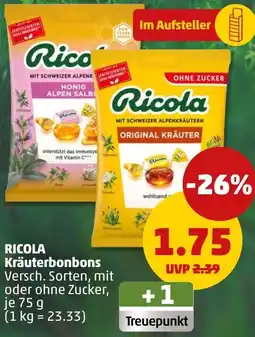 PENNY RICOLA Kräuterbonbons Angebot