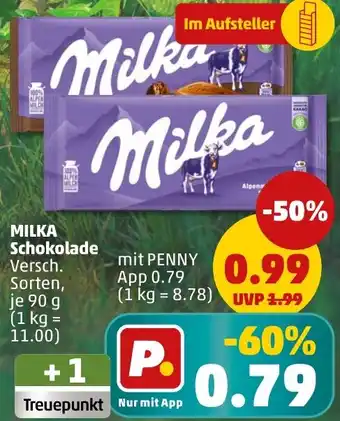 PENNY MILKA Schokolade Angebot