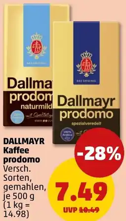 PENNY DALLMAYR Kaffee prodomo Angebot