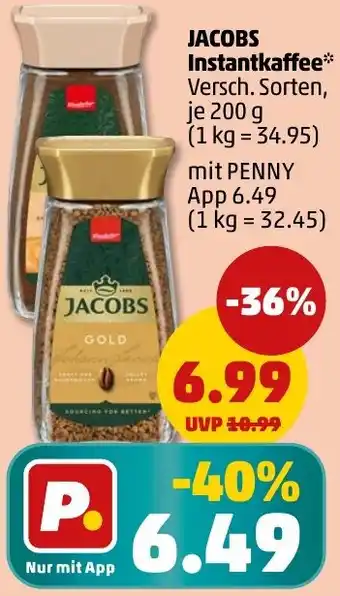 PENNY JACOBS Instantkaffee Angebot