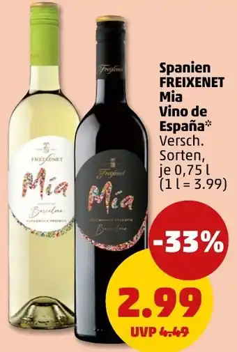 PENNY Spanien FREIXENET Mia Vino de España Angebot