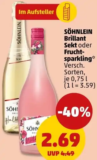 PENNY SÖHNLEIN Brillant Sekt oder Fruchtsparkling Angebot