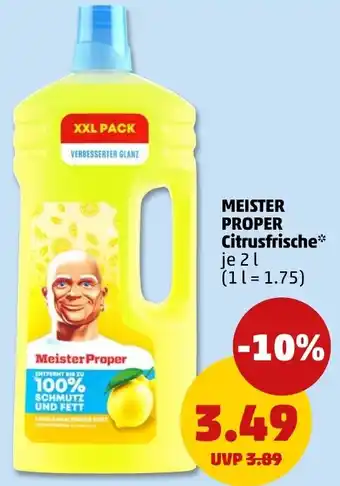 PENNY MEISTER PROPER Citrusfrische Angebot