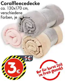 TEDi Coralfleecedecke Angebot