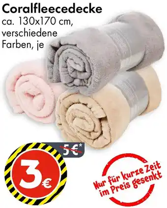 TEDi Coralfleecedecke Angebot