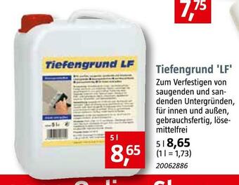 Bauhaus Tiefengrund 'lf' Angebot