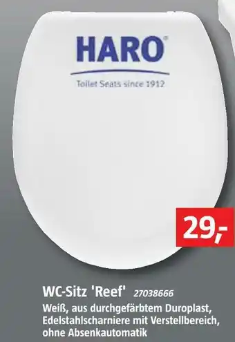 Bauhaus Haro wc-sitz 'reef' Angebot