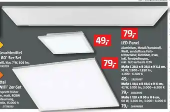 Bauhaus Led-panel Angebot