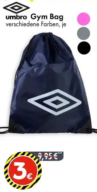 TEDi Umbro Gym Bag Angebot
