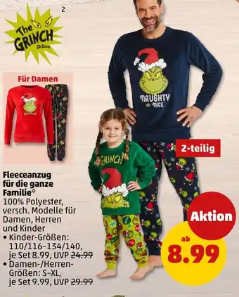 PENNY The GRINCH Fleeceanzug für die ganze Familie Angebot