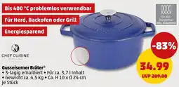 PENNY CHEF CUISINE Gusseiserner Bräter Angebot