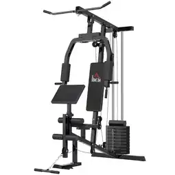 Netto Marken-Discount HOMCOM Heim-GYM-Station Stahl, Kunstleder Angebot
