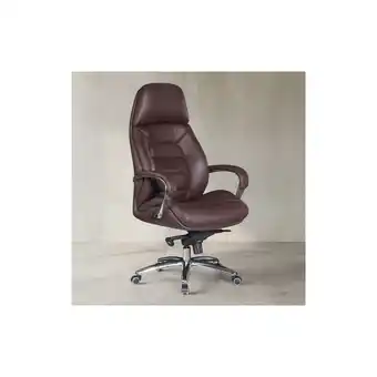 Netto Marken-Discount KADIMA DESIGN Chefsessel MIRON aus Leder, Multiblockwippmechanik, bis 120 kg, in 3 Farben verfügbar Angebot