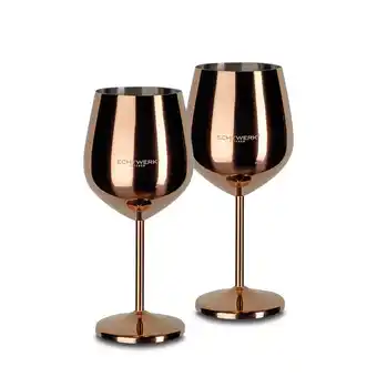 Netto Marken-Discount Echtwerk Weingläser Set 2tlg aus Edelstahl - kpf Angebot