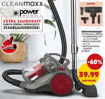PENNY CLEANMAXX Zyklonstaubsauger Angebot