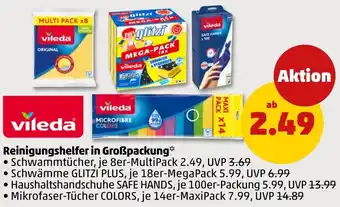 PENNY Vileda Reinigungshelfer in Großpackung Angebot