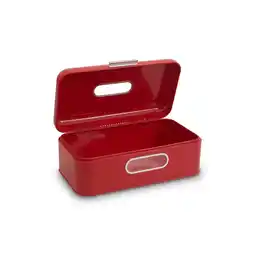 Netto Marken-Discount Retro-Brotkasten aus Metall big - rot Angebot