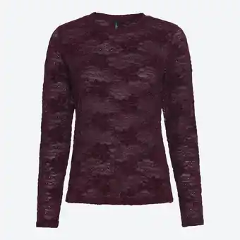 NKD Damen-Spitzenshirt mit langen Ärmeln Angebot