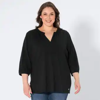 NKD Damen-Langarmshirt mit Rüschen, große Größen Angebot