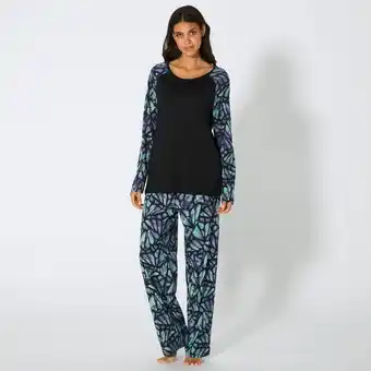 NKD Damen-Pyjama mit Schmetterlingsmuster, 2-teilig Angebot