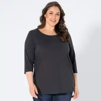 NKD Damen-Langarmshirt mit 3/4 Arm, große Größen Angebot