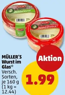 PENNY MÜLLER'S Wurst im Glas Angebot