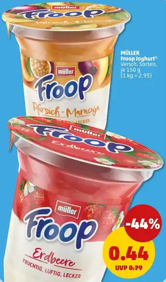PENNY MÜLLER Froop Joghurt Angebot