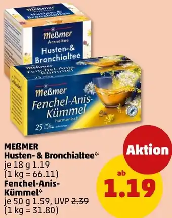 PENNY MEẞMER Husten- & Bronchialtee Angebot