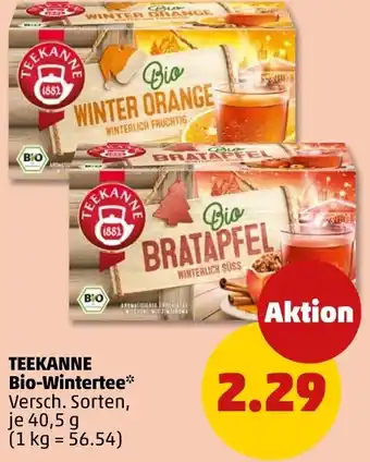 PENNY TEEKANNE Bio-Wintertee Angebot