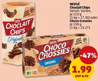 PENNY NESTLÉ Choclait Chips oder Choco Crossies Angebot