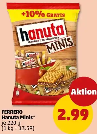PENNY FERRERO Hanuta Minis Angebot