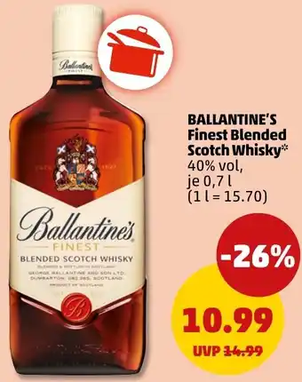 PENNY BALLANTINE'S Finest Blended Scotch Whisky Angebot