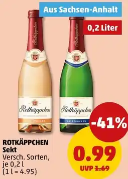 PENNY ROTKÄPPCHEN Sekt Angebot