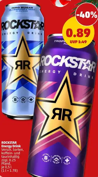 PENNY ROCKSTAR Energy Drink Angebot