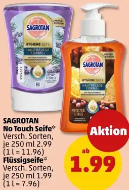 PENNY SAGROTAN No Touch Seife oder Flüssigseife Angebot